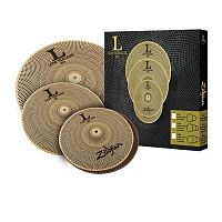 ZILDJIAN LV348 L80 Low Volume 13” HiHat/14” Crash/18” Crash Ride Box Set